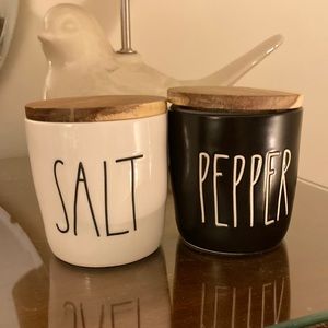 Rae Dunn salt and pepper